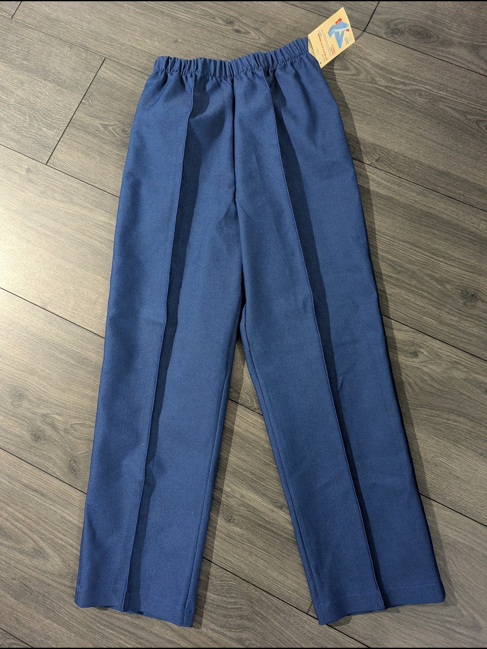 VTG 70s Sears Stretch Denim Jeans Pull On NWT Deadstock Blue Sz 12 Short